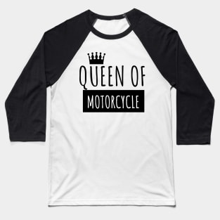 Motorcycle queen of Baseball T-Shirt